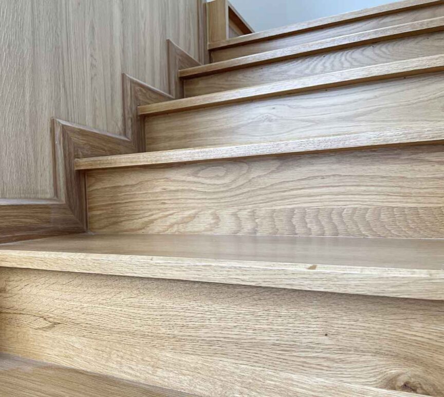 Drewniane schody dębowe - FABER